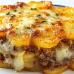 Cheesy Hamburger Potato Casserole