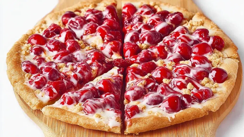 Cherry Dessert Pizza