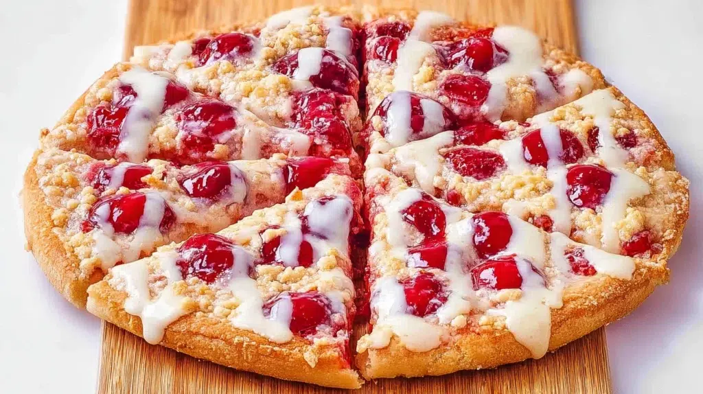 Cherry Dessert Pizza