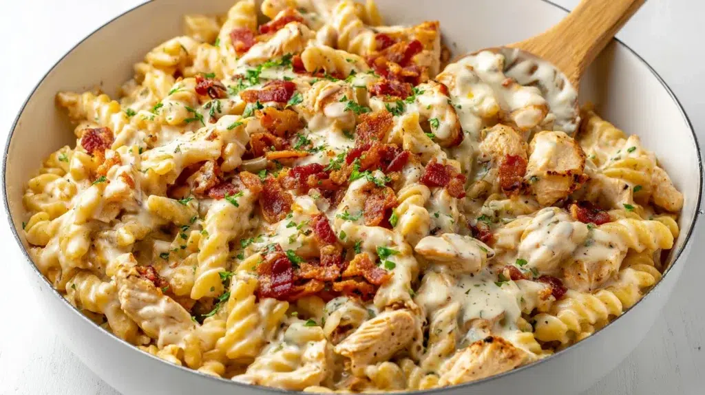 Chicken Bacon Ranch Pasta