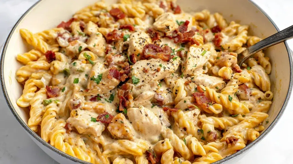 Chicken Bacon Ranch Pasta