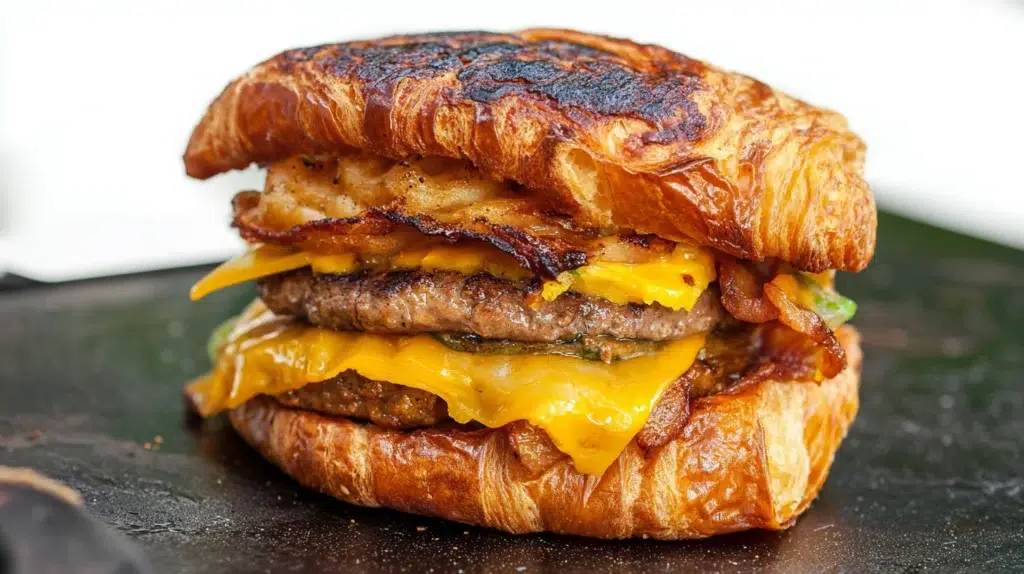 Croissant Smash Burger