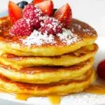 Fluffy Orange Vanilla Pancakes