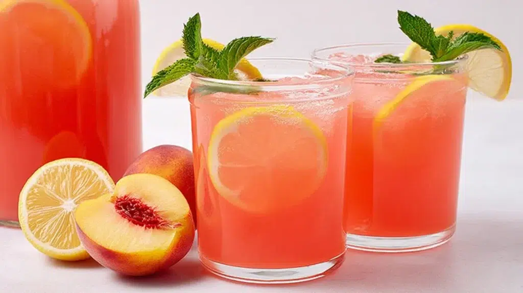 Fresh Peach Lemonade