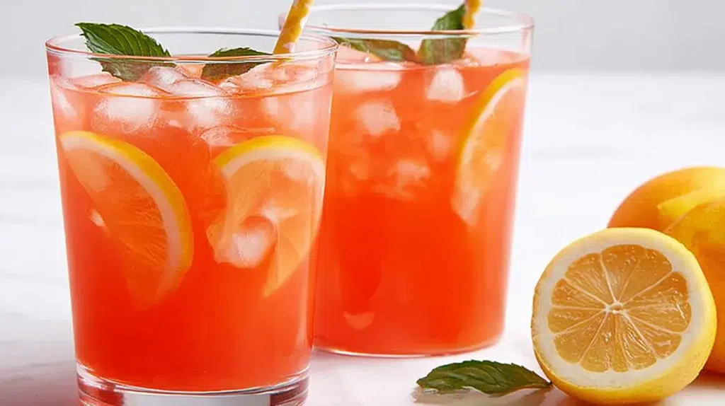 Fresh Peach Lemonade