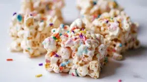 Funfetti Marshmallow Popcorn Treats