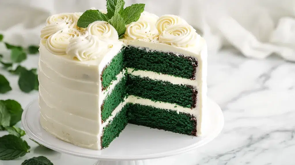 Green Velvet Cake