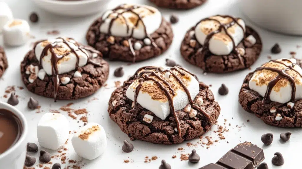Hot cocoa cookies
