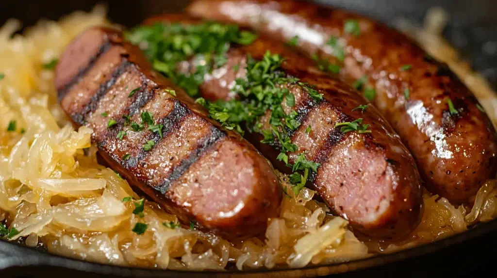 Kielbasa and Sauerkraut