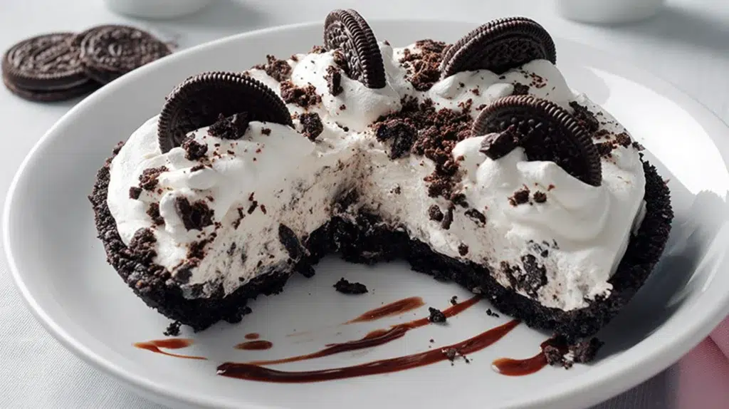 No Bake Oreo Pie