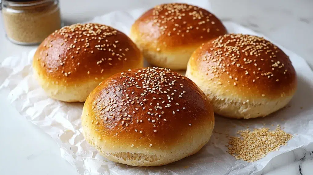 Sourdough Discard Burger Buns