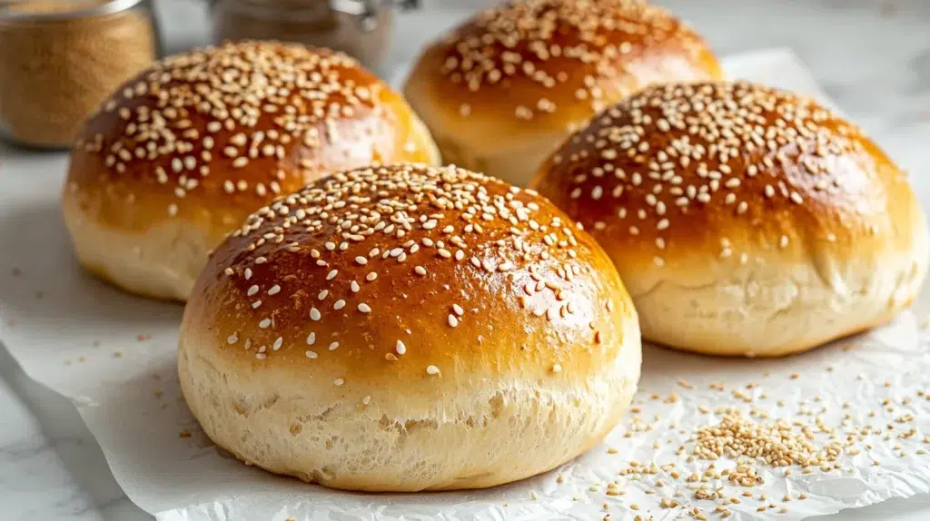 Sourdough Discard Burger Buns