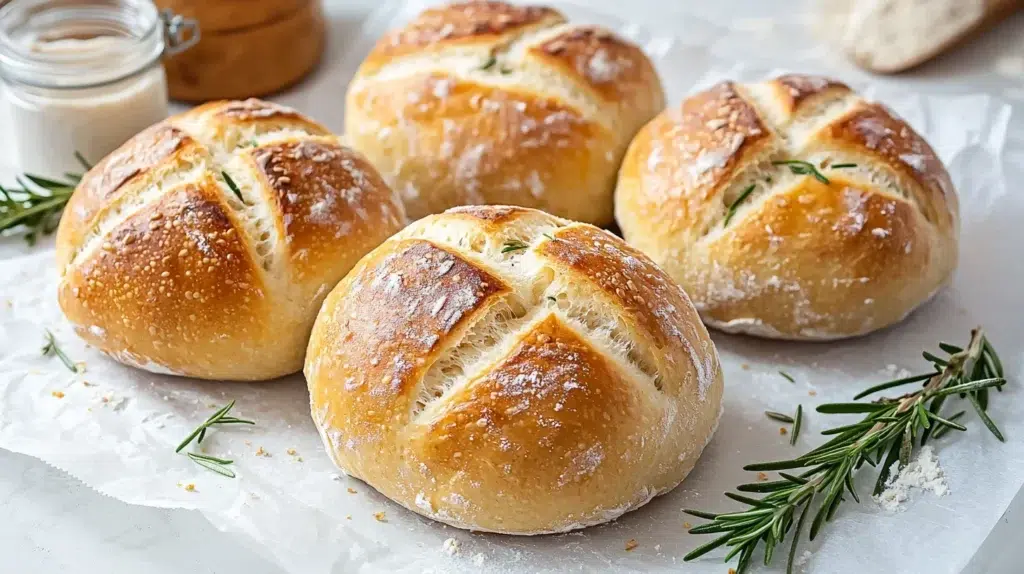 Sourdough Sandwich Rolls