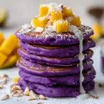 Ube Mochi Pancakes
